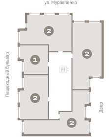Квартира 78,4 м², 2-комнатная - изображение 2