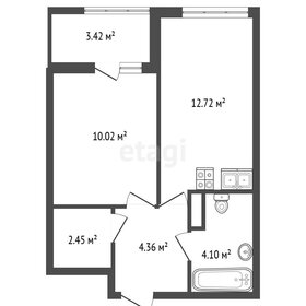 Квартира 37,1 м², 1-комнатная - изображение 1