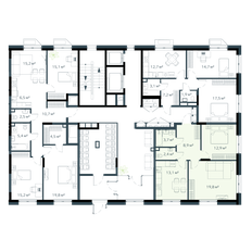 Квартира 60,7 м², 2-комнатная - изображение 2