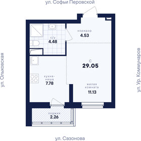 Квартира 29,1 м², студия - изображение 3