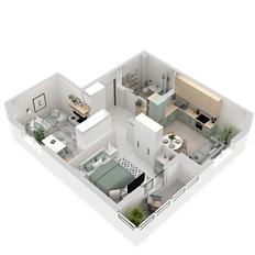 Квартира 52,5 м², 2-комнатная - изображение 5