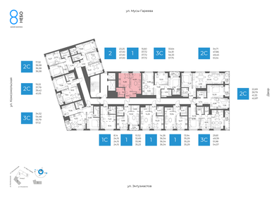 Квартира 37,7 м², 1-комнатная - изображение 2