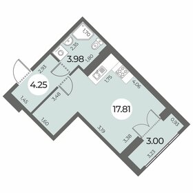 Квартира 27,5 м², студия - изображение 1