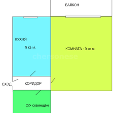 Квартира 36 м², 1-комнатная - изображение 3