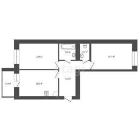 Квартира 60,3 м², 2-комнатная - изображение 1