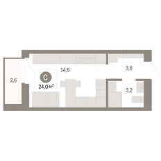 Квартира 24 м², студия - изображение 3