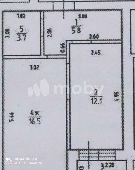 34 м², 1-комнатная квартира 7 220 444 ₽ - изображение 52