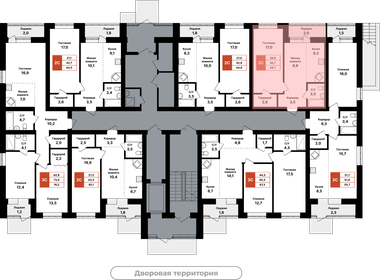 Квартира 44,7 м², 2-комнатная - изображение 2