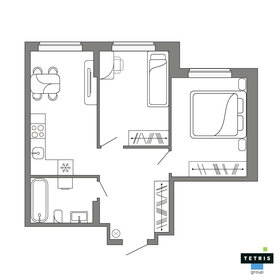 Квартира 50,3 м², 2-комнатная - изображение 3