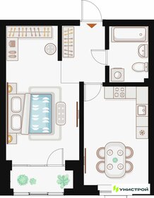 Квартира 43,1 м², 1-комнатная - изображение 1