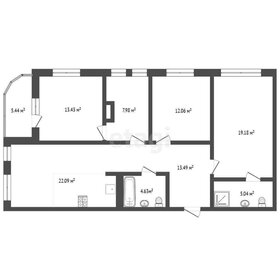 Квартира 98,2 м², 3-комнатная - изображение 1