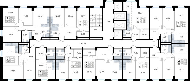 Квартира 38,1 м², студия - изображение 2