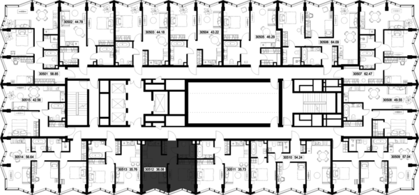 Квартира 36,1 м², 1-комнатная - изображение 3