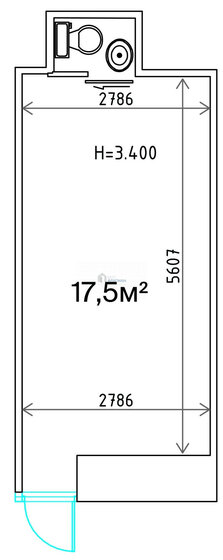 21,4 м², помещение свободного назначения 9 359 332 ₽ - изображение 40