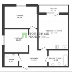 Квартира 77 м², 3-комнатная - изображение 5