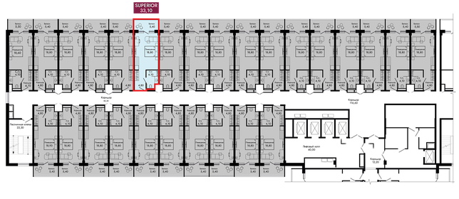 Квартира 33,1 м², студия - изображение 2