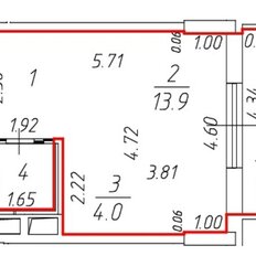 Квартира 28,5 м², 1-комнатные - изображение 4