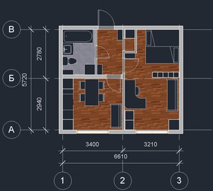 Квартира 36,7 м², 1-комнатная - изображение 3