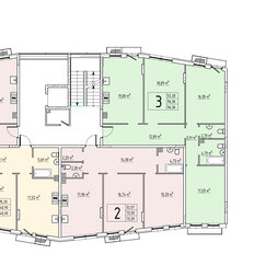 Квартира 73,3 м², 2-комнатная - изображение 2