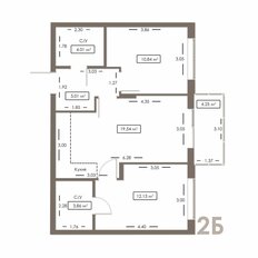 Квартира 56,7 м², 2-комнатная - изображение 3