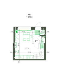 Квартира 76,6 м², 3-комнатная - изображение 1
