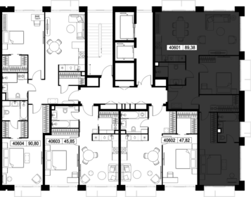 Квартира 89,4 м², 2-комнатная - изображение 3