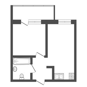 Квартира 39,7 м², 1-комнатная - изображение 1