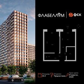 Квартира 36,3 м², 1-комнатная - изображение 1