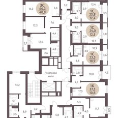 Квартира 23,5 м², студия - изображение 3