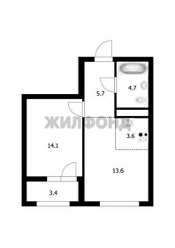 Квартира 41,4 м², 2-комнатная - изображение 1