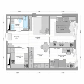 Квартира 63,9 м², 2-комнатная - изображение 1
