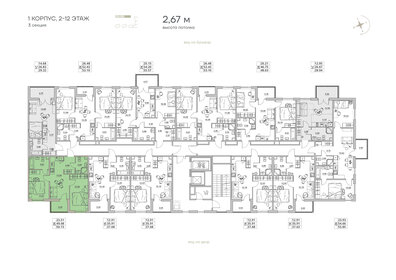 Квартира 50,7 м², 2-комнатная - изображение 2