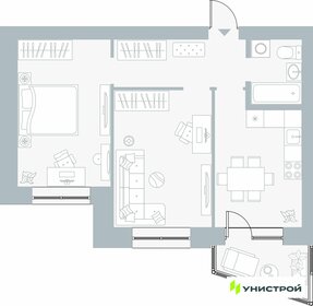 Квартира 55,7 м², 2-комнатная - изображение 1