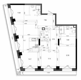 Квартира 110,3 м², 4-комнатная - изображение 1