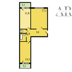 Квартира 60,1 м², 2-комнатная - изображение 2
