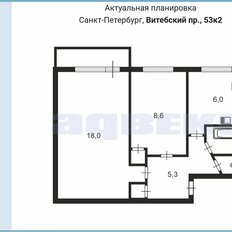 Квартира 41,6 м², 2-комнатная - изображение 3