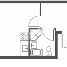 Квартира 25 м², студия - изображение 4