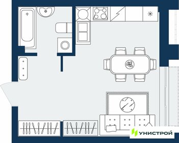 Квартира 28,7 м², студия - изображение 1
