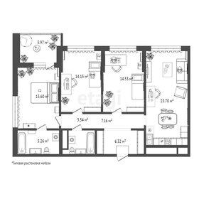 Квартира 88,5 м², 3-комнатная - изображение 1