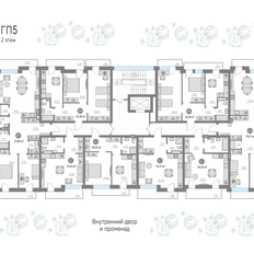 Квартира 62,1 м², 2-комнатная - изображение 2