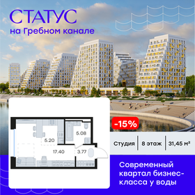 Квартира 31,5 м², студия - изображение 1