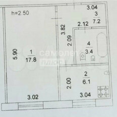 Квартира 34,5 м², 1-комнатная - изображение 2