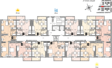 Квартира 35,6 м², 1-комнатная - изображение 2