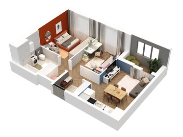 Квартира 56,3 м², 2-комнатная - изображение 2