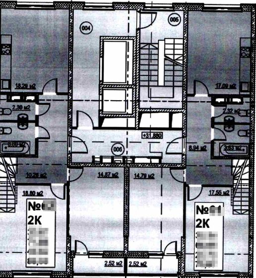 80 м², 2-комнатная квартира 24 000 000 ₽ - изображение 61