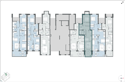 Квартира 46,5 м², 2-комнатная - изображение 2