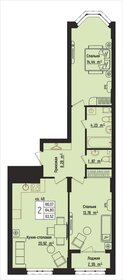 Квартира 64,8 м², 2-комнатная - изображение 1