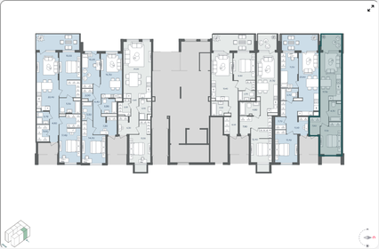 Квартира 40,1 м², 2-комнатная - изображение 2