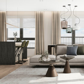 Квартира 55,3 м², 1-комнатная - изображение 4