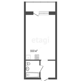 Квартира 28 м², студия - изображение 1